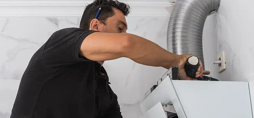 Precision In-wall Dryer Vent Cleaning & Rerouting Corrections in Diamond Bar, CA